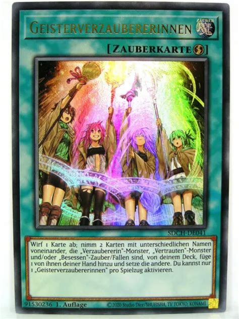 YU GI OH STRUCTURE Deck Spirit Charmers Choisir Carte SDCH