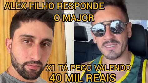 NOVO X1 ALEX FILHO E MAJOR 40 MIL SERÁ NA VILA CAPA LOKA YouTube