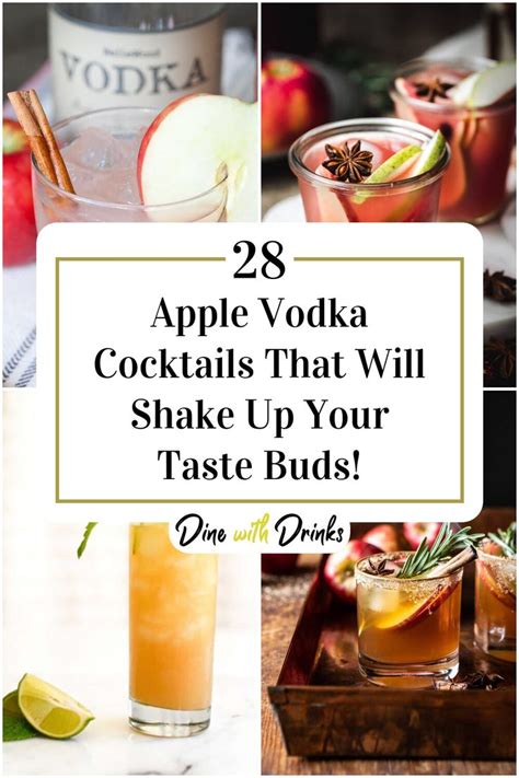 Apple Vodka Cocktails That Will Shake Up Your Taste Buds