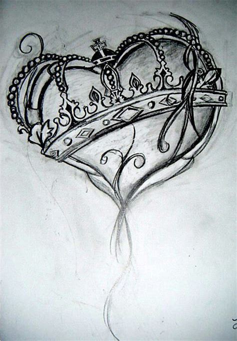 Pin By Bobbie King On Drawings Queen Of Hearts Tattoo King Tattoos