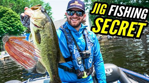 My Jig Fishing Secret For Cold Water And Pressured Bass Youtube