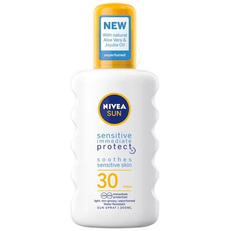 Nivea Sun Sensitive And Protect Sun Spray Spf 30 200 Ml