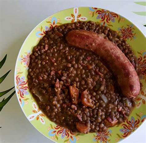 Saucisses De Toulouse Lentilles Et Lardons De Cookeomania Et Ses