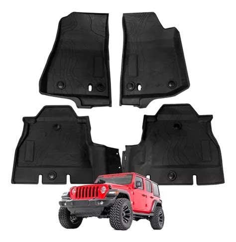 Tapetes Int Piezas Uso Rudo Jeep Wrangler Jl Rubicon Sport Meses