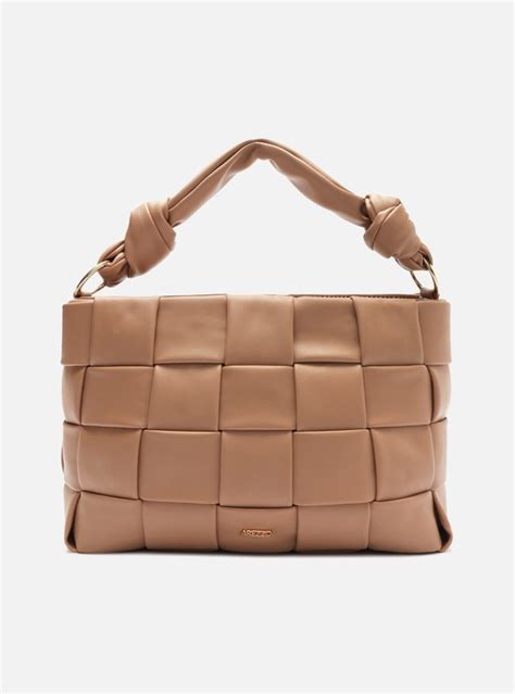 Bolsa Tiracolo Nude Tressê Média Arezzo