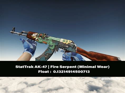 StatTrak AK 47 Fire Serpent MW CSGO SKINS KNIVES Video Gaming Gaming