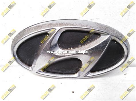 Logo Emblema Delantero HYUNDAI ACCENT 1 6 G4FC DOHC 16 VALV 4X2 2012