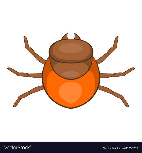 Tick icon cartoon style Royalty Free Vector Image