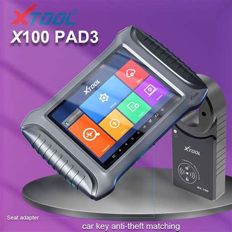 XTOOL X100 PAD3 Tablet Key Programmer With KC100 Global Version