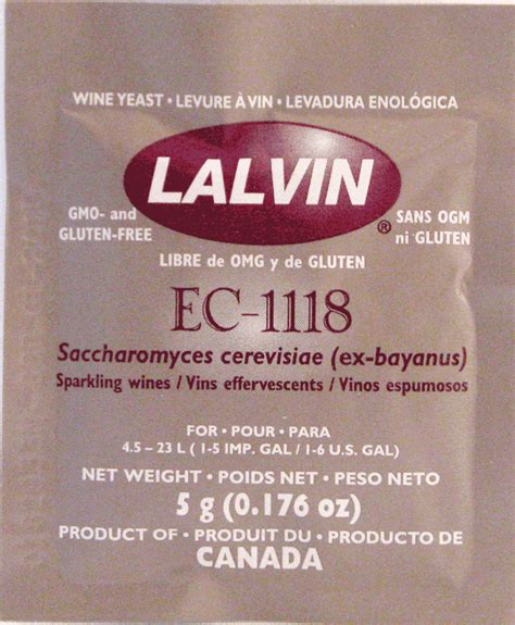 Винные дрожжи ЧКД Lalvin EC 1118 (100 г) - купить
