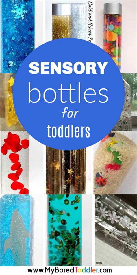 Sensory Bottles for Toddlers - easy to make! - My Bored Toddler