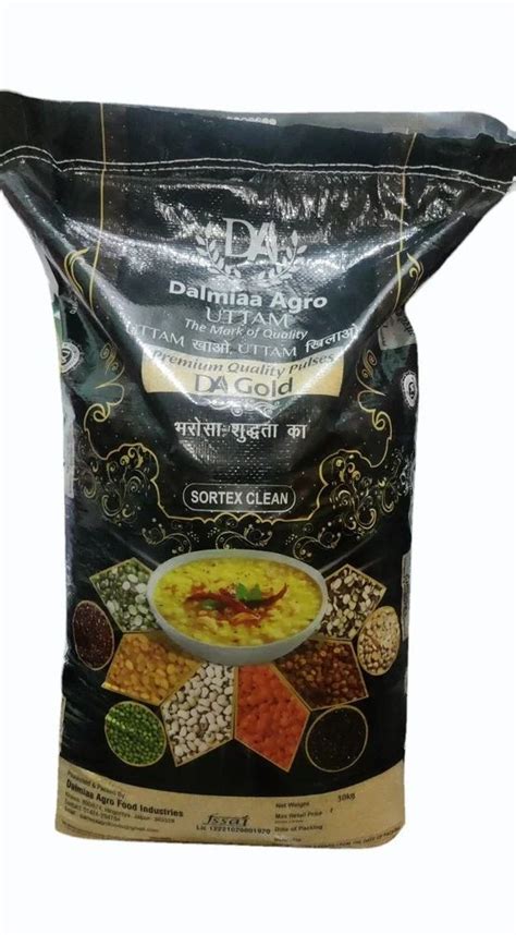 Yellow Dalmiaa Agro Moong Dhuli Dal Packaging Size 30 Kg At Rs 3270