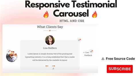 Responsive Testimonial Carousel Using Owl Carousel Css Responsive