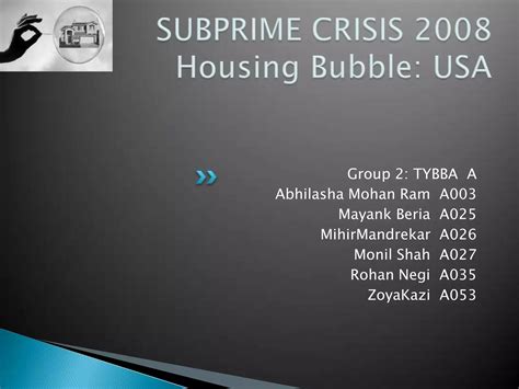 Subprime Crisisbrief Ppt