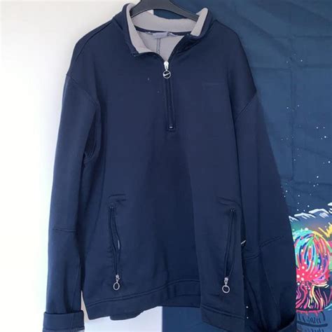 Vintage Nike Quarter Zip Fleece Faded Nike Logo Depop