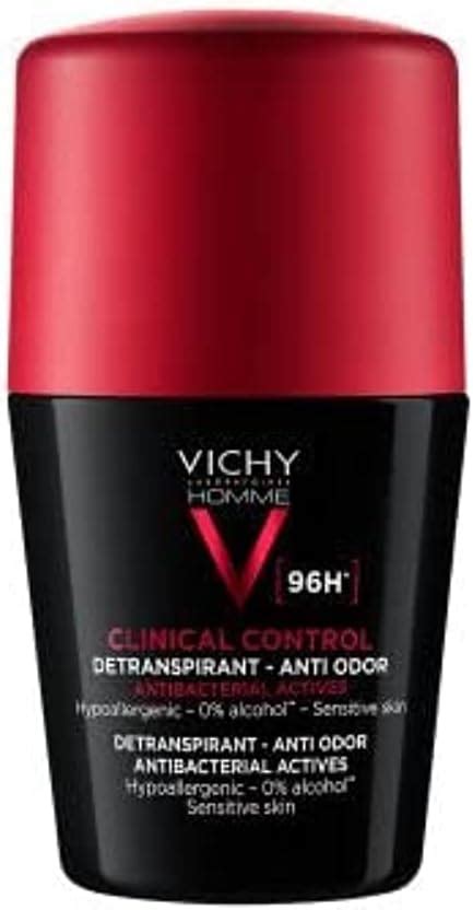 Vichy Homme Clinical Control H Roll On Deodorant Ml Amazon Co