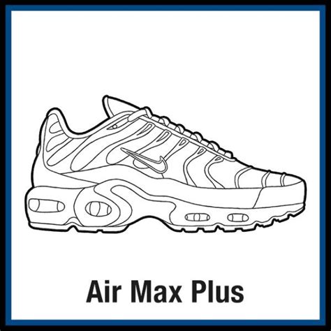 Nike Air Max Plus Sneaker Coloring Pages - Created by KicksArt ...