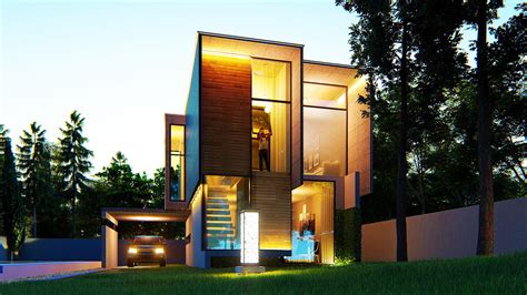 Small Mansion Kukuh Widodo CGarchitect Architectural