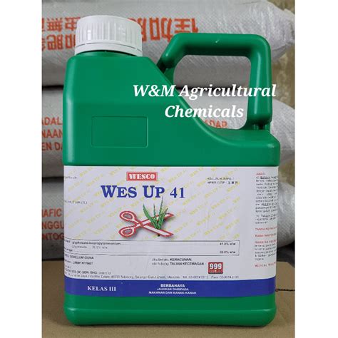 Wes Up L Glyphosate Weed Killer Racun Rumput Rumpai Herbicide