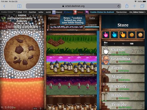 Infinity Cookies R Cookieclicker