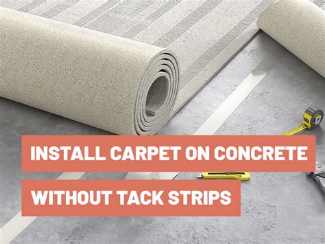 how to install carpet on cement floor