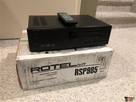 Rotel Rsp Processor Photo Canuck Audio Mart