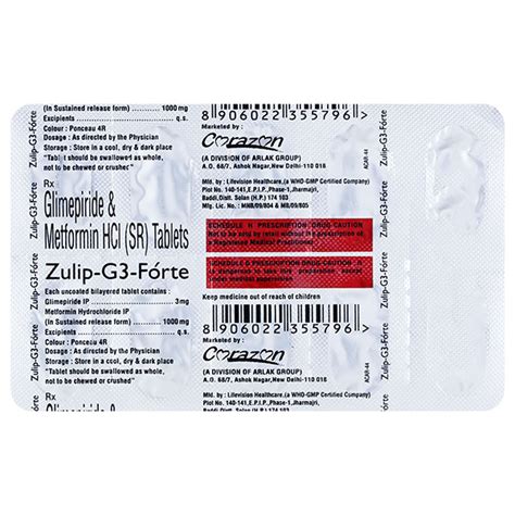 Buy ZULIP G3 FORTE Tablet 10 S Online At Upto 25 OFF Netmeds