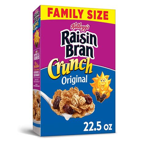 Amazon Kellogg S Raisin Bran Crunch Breakfast Cereal Fiber