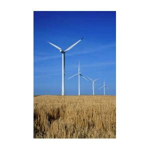 Wind Turbines Photograph By Alex Bartel Science Photo Library Fine