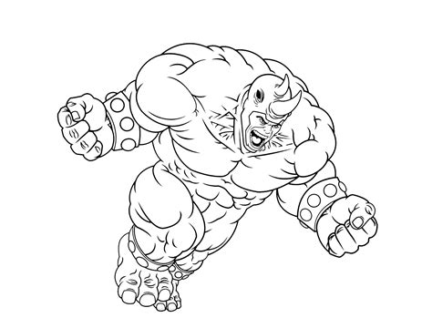 Rhino Spider Man Coloring Pages Coloring Pages