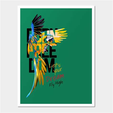 freedom bird wall art print vintage bird poster