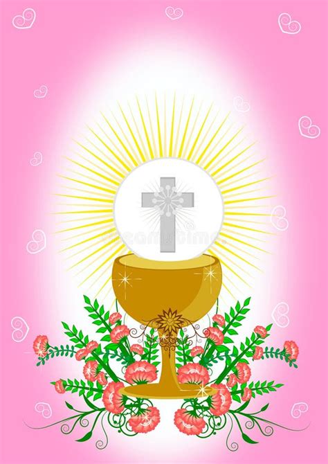 First Holy Communion Stock Vector Illustration Of Religion 48772033