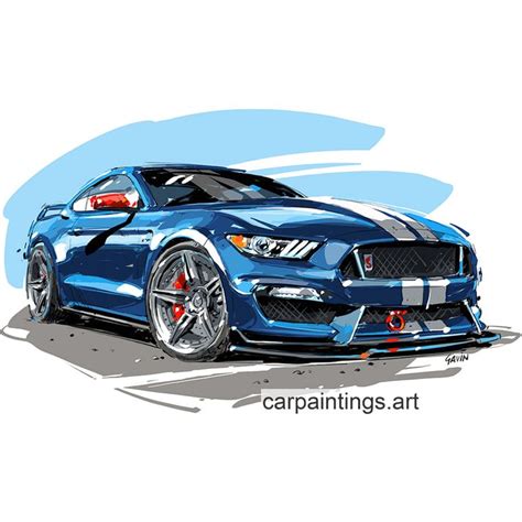 Carsbikestrucks Carpaintings By Gavin Patterson Cool Car Drawings