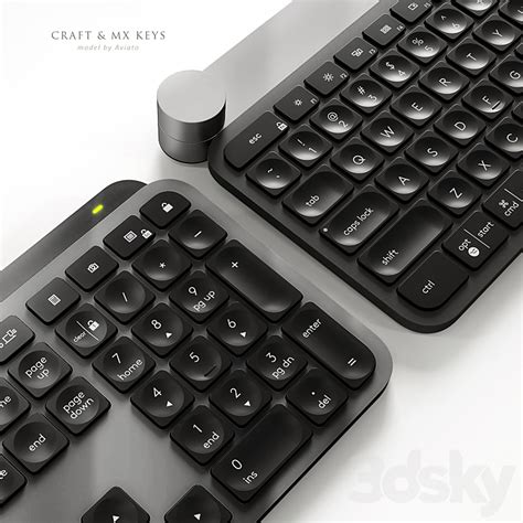 Logitech Craft Mx Keys D Model Dsky Decor Helper