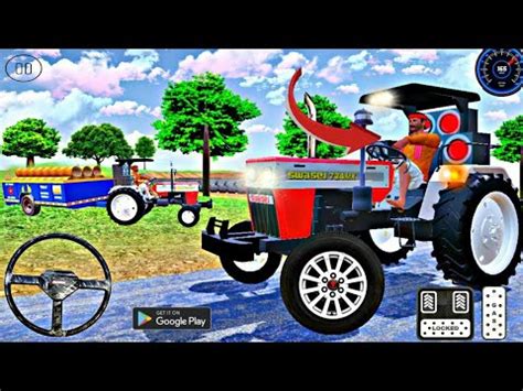 BEST INDIAN TRACTOR SWARAJ Indian Tractor Driving 3d Simulator 3d