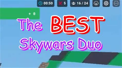 The Best Skywars Duo Roblox Bedwars Youtube