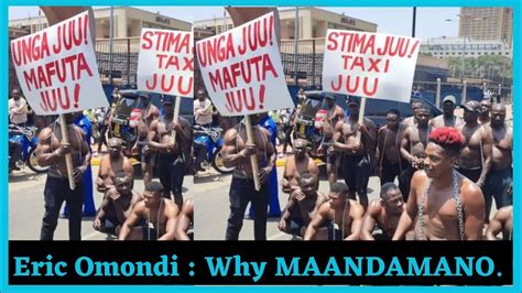 Eric Omondi Explains Reason For Parlirment Maandamano Youtube