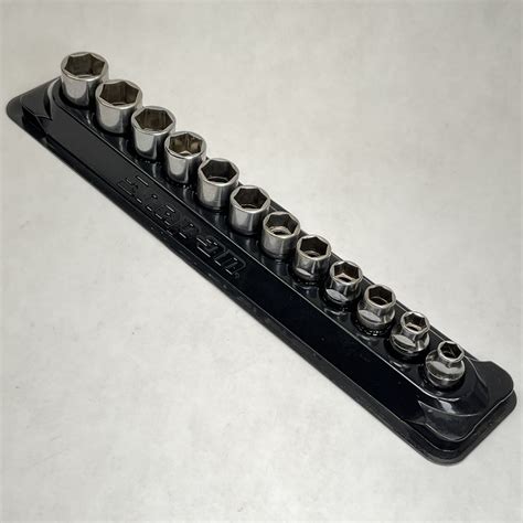 Snap On Pc Drive Point Metric Flank Drive Shallow Socket Set