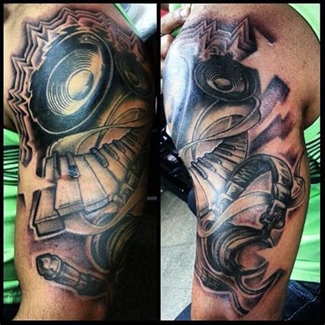 Cool Dj Tattoo Designs