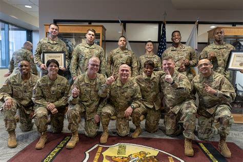 USAREC CG Presents Six Army Recruiter Rings To 5th Medical Recruiting