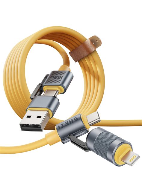 Shezi In W Usb C Cable Lightning Cable Fast Charging Data