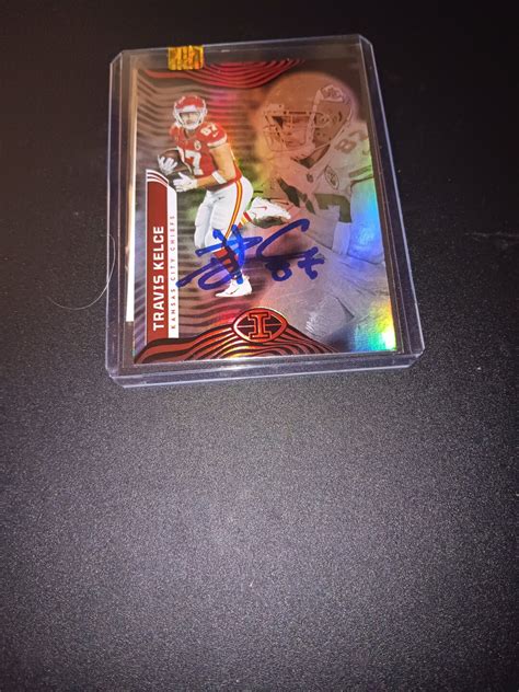 Travis Kelce Autographed Card With Coa - Etsy