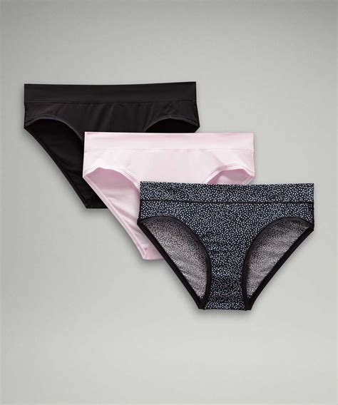 Lululemon Underease Mid Rise Bikini Underwear Pack Double