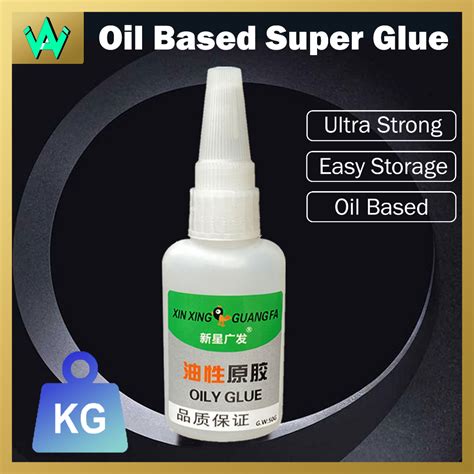 Super Glue Oily Glue Oil Based Strong Adhesive 502 Liquid Glue 50g Tree