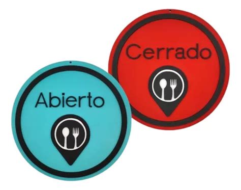 Se Alamiento Letrero Abierto Cerrado Moderno Madera Negocios Meses