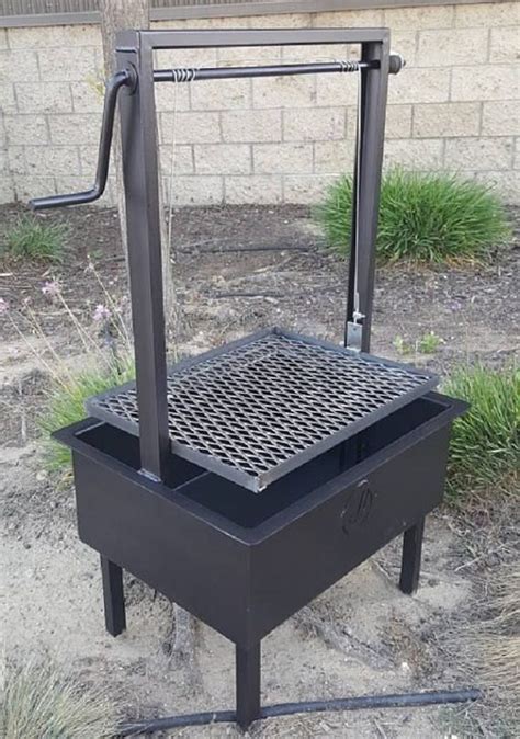 24x18 Height Adjustable Santa Maria Grill Bbq Grill Design Backyard