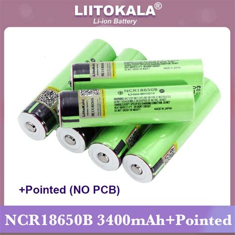 Liitokala New NCR18650B 3 7v 3400 MAh 18650 Lithium Rechargeable