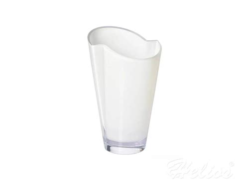 Krosno Glass S A Dymny wazon 30 cm HOME LIVING Biały 3201