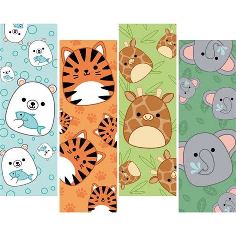 Demco® Upstart® Crazy for Kawaii Bookmarks: Wild Animals