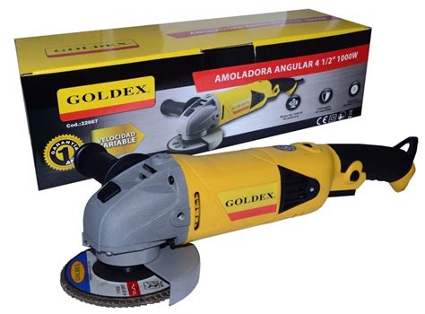 Amoladora Angular 4 1 2 1000w Velocidad Variable Goldex 2 170 00